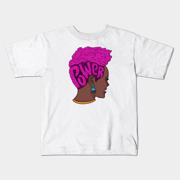 Power Kids T-Shirt by @isedrawing